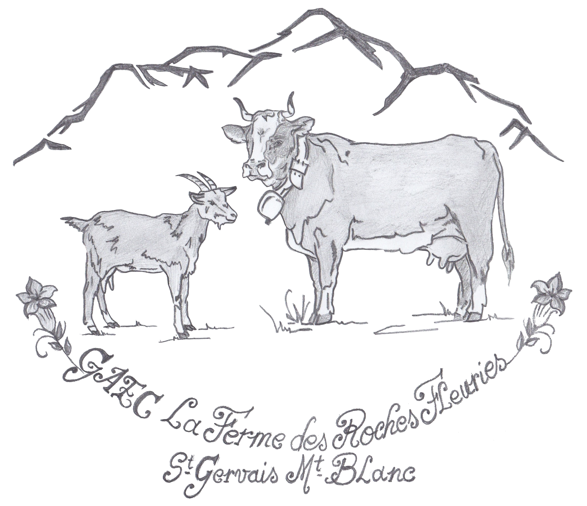 logo La ferme des Roches Fleuries